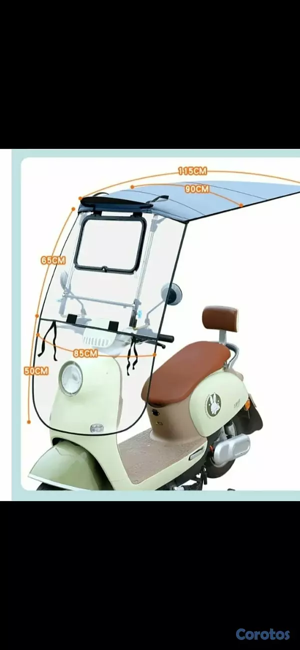 accesorios para vehiculos - Sombrilla para pasola y vespa 4