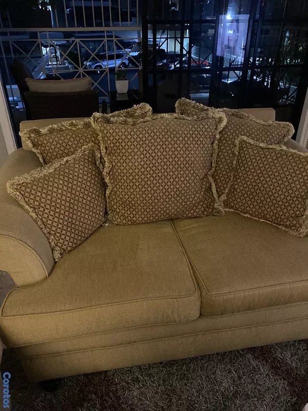 muebles y colchones - sofá de dos puestos  2