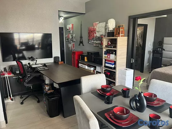 apartamentos - vendo amueblado bella vista sur torre de lujo una habitación 1.5 baños balcón  4