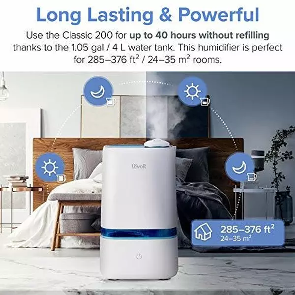 Salud y Equipamiento Médico - Humidificador Ultrasonico De 4 Litros, De Niebla Refrescante 4