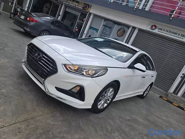 carros - HYUNDAI SONATA NEW RISE 2018 BLANCO GASOLINA 9