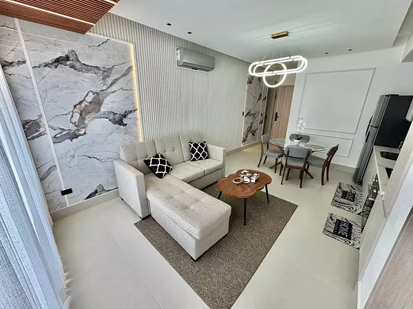 apartamentos - Alquilo apartamento amueblado en Evaristo Morales  5