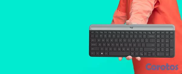 computadoras y laptops - TECLADO MOUSE LOGITECH SLIM MK470 INALAMBRICO, DEL 2