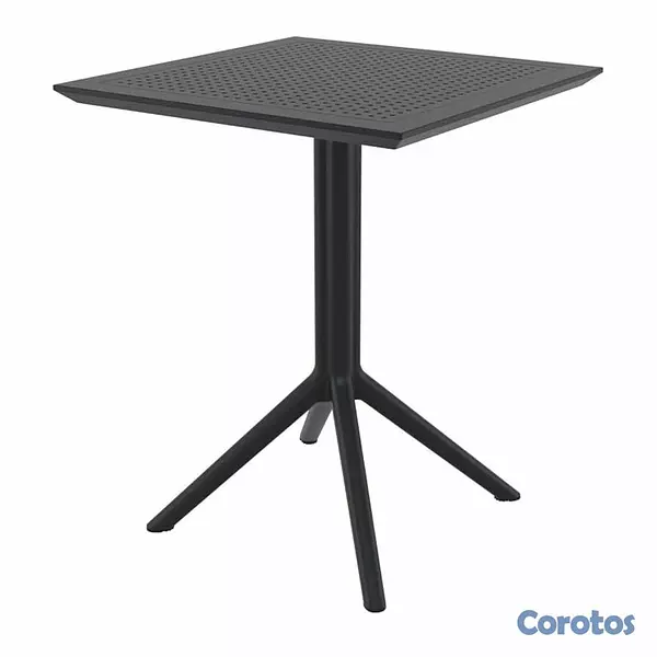 muebles y colchones - mesa para exterior moderna minimalista  cuadrada  1