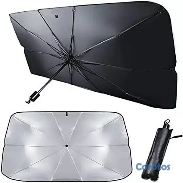 accesorios para vehiculos - Parasol plegable tipo sombrilla para vehículo 2