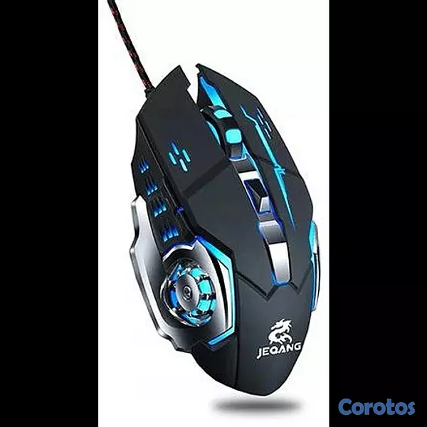 otros electronicos - Mouse Gaming JM - 520 RGB USB Luz Led Multicolor
 4