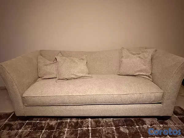 muebles y colchones - Conjunto de SOFAS DE 3 personas recién tapizados 2