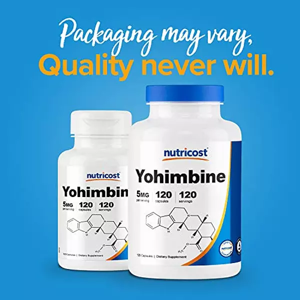 Salud y Equipamiento Médico - Nutricost Hcl 5 Mg, 120 Capsulas Yohimbina Fuerza Extra 4
