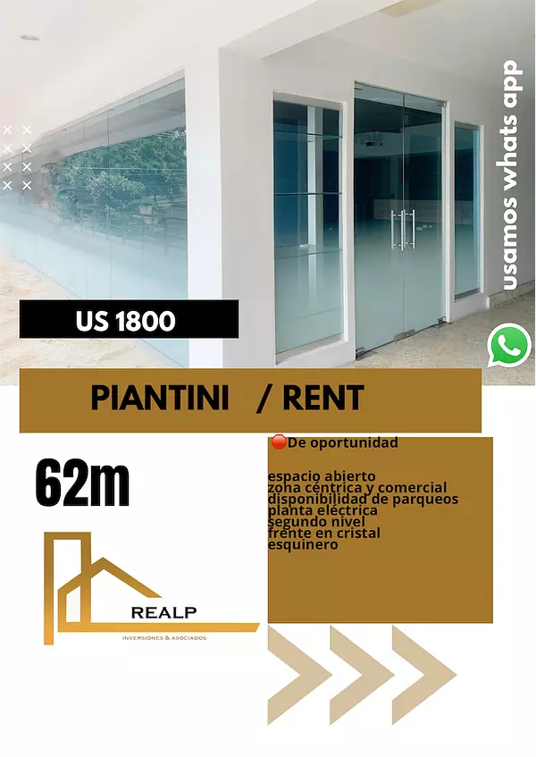 oficinas y locales comerciales - Local en piantini en zona céntrica y comercial  1