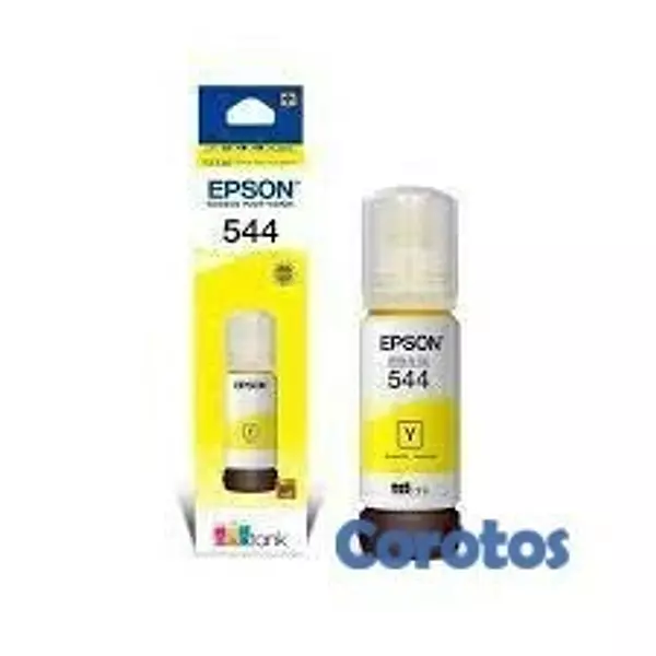 impresoras y scanners - POTE DE TINTA EPSON 544 COLOR AMARILLO