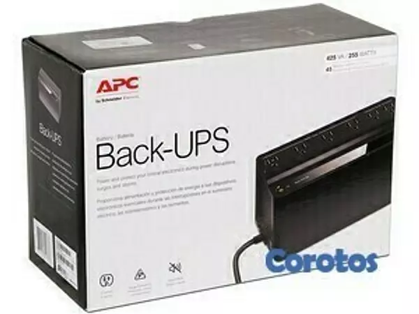 otros electronicos - UPS APC BE425M BACK-UPS ES, 0.425KVA (425VA) 255 WATTS, 6 OUTLET / ENTRADA 120V  2