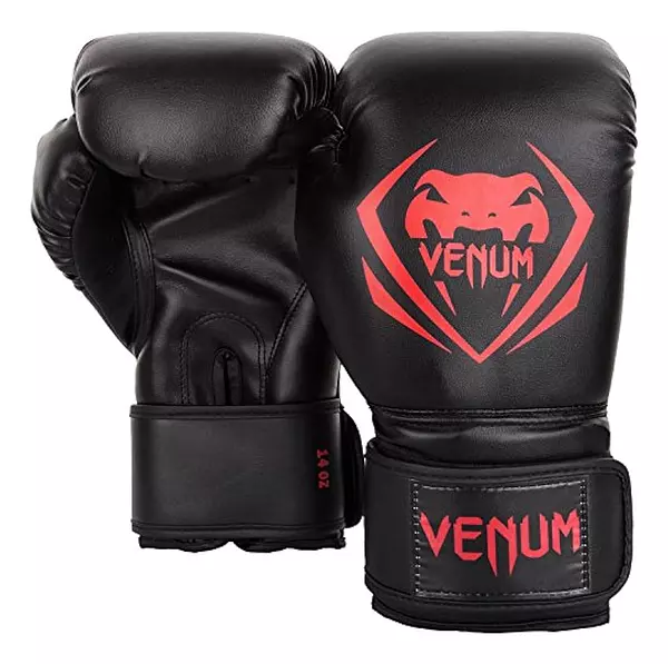 Salud y Equipamiento Médico - Venum Contender Guantes De Boxeo - Negro / Rojo - 14 Onzas 2