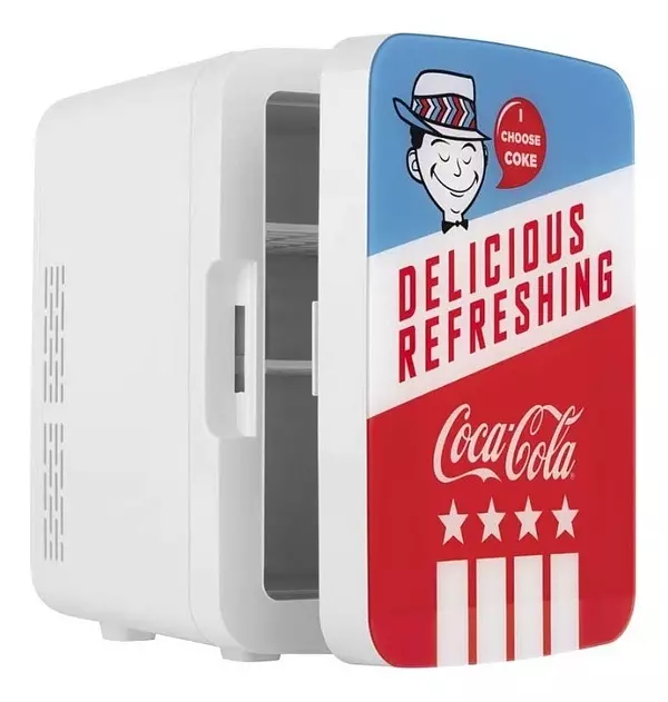 Salud y Equipamiento Médico - Mini Refrigerador Coca-cola Americana Retro 12 Latas Ac / Dc 2