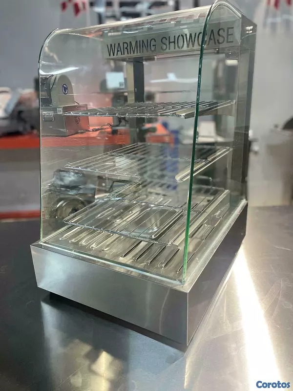 equipos profesionales - Vitrina exhibidora caliente de 14 pulgadas  8