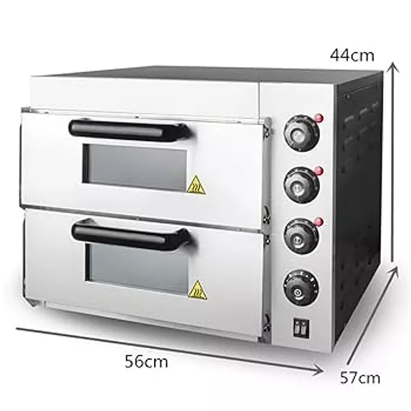 electrodomesticos - Horno eléctrico comercial, dos capas de dos platos