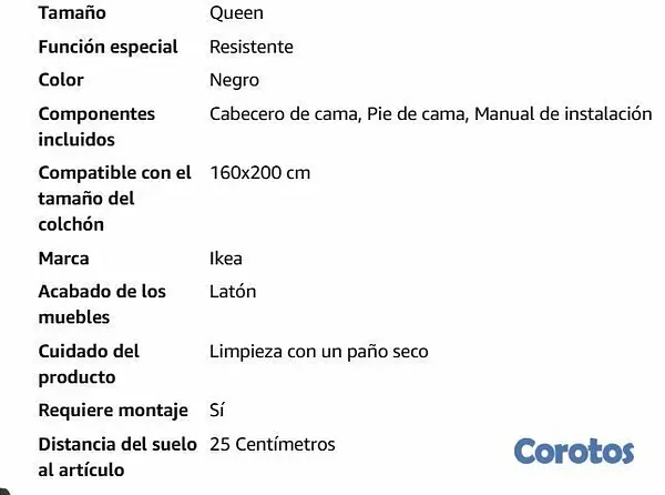 muebles y colchones - BASE CAMA QUEEN  5