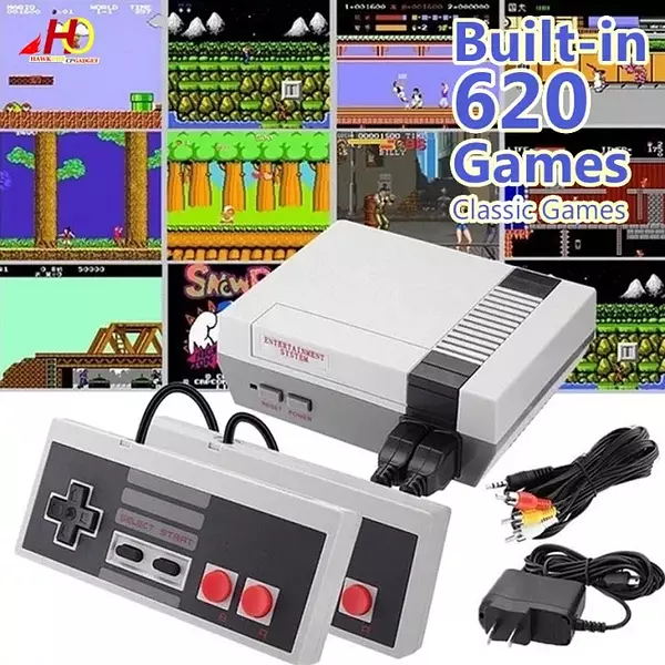 consolas y videojuegos - Nintendo Retro Consola Miniconsola de juegos, edición de aniversario, 620 juegos 2