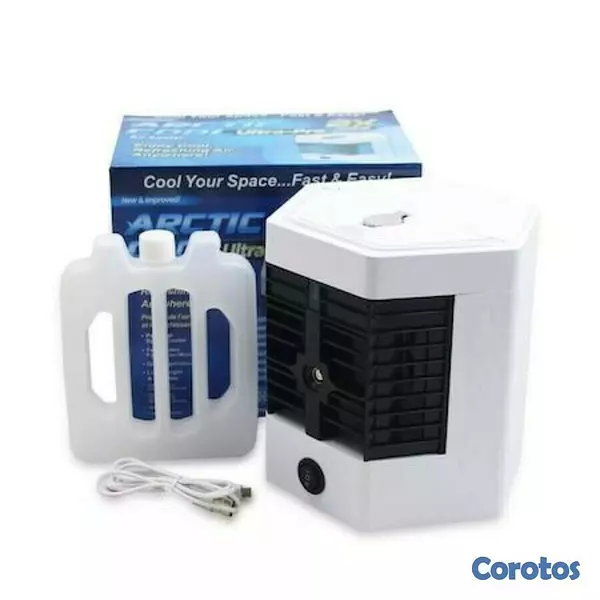 aires acondicionados y abanicos - Aire portatil 4 en 1 humificador, purificador de aire y enfriador 7