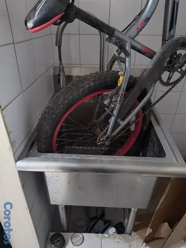 electrodomesticos - Lava plato de acero inoxidable para negocios. como 2