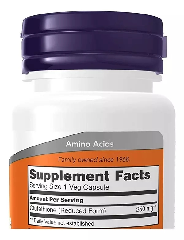 Salud y Equipamiento Médico - Glutation 60 Cap 250 Mg Now - Unidad 2