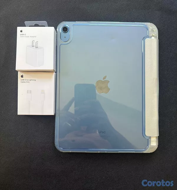 celulares y tabletas - ipad 10th gen Silver 64 GB WIFI + apple pencil. ** 4