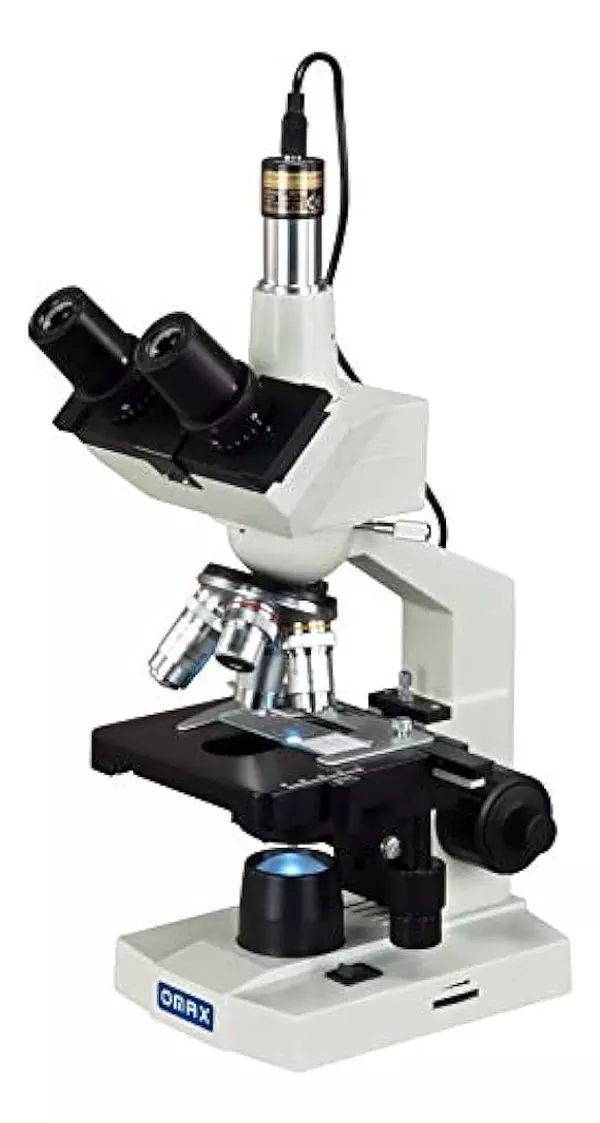 Salud y Equipamiento Médico - Microscopio Led Compuesto Trinocular De Laboratorio Digital 2