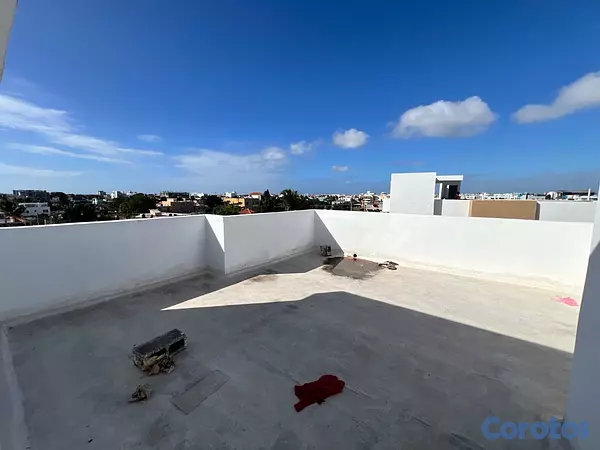 apartamentos - venta de 4to piso con terraza en la autopista de san isidro con bono vivienda  2