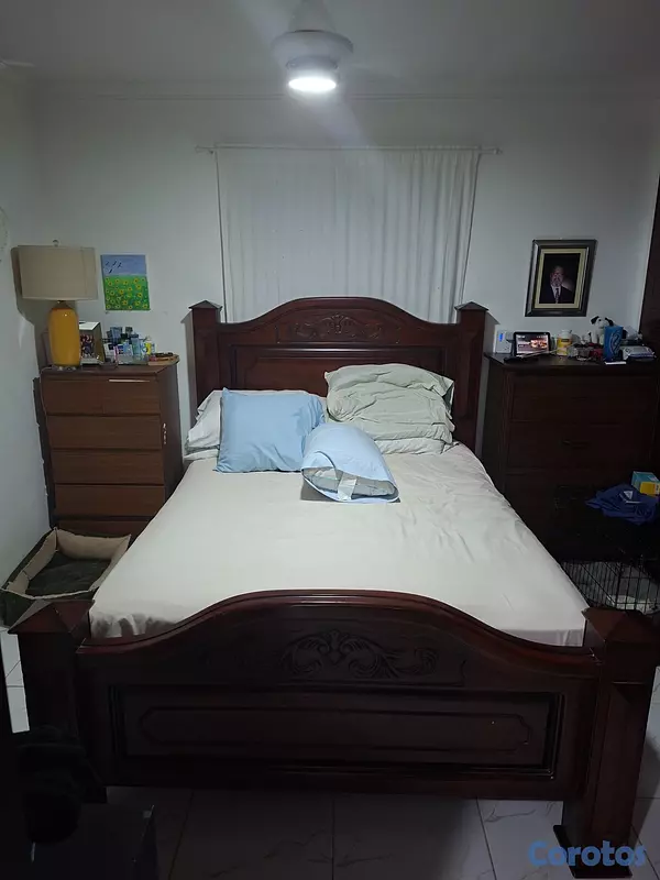 muebles y colchones - JUEGO DE HABITACION CON 2 MESITAS DE NOCHE Y COLCH 2