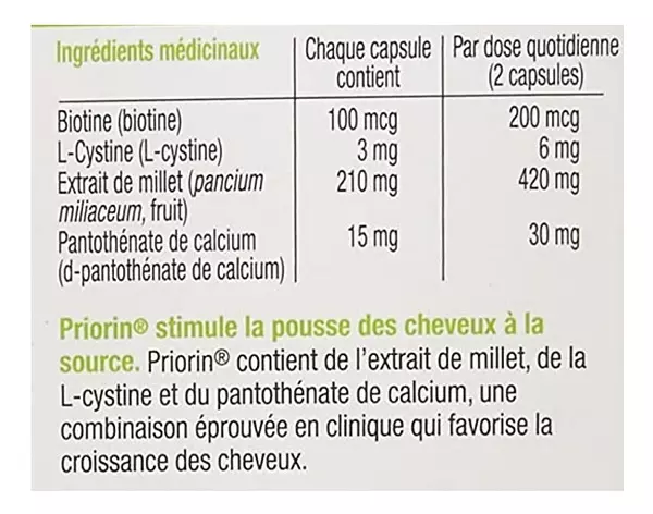 Salud y Equipamiento Médico - Priorin Para El Cabello 60 Caps 4