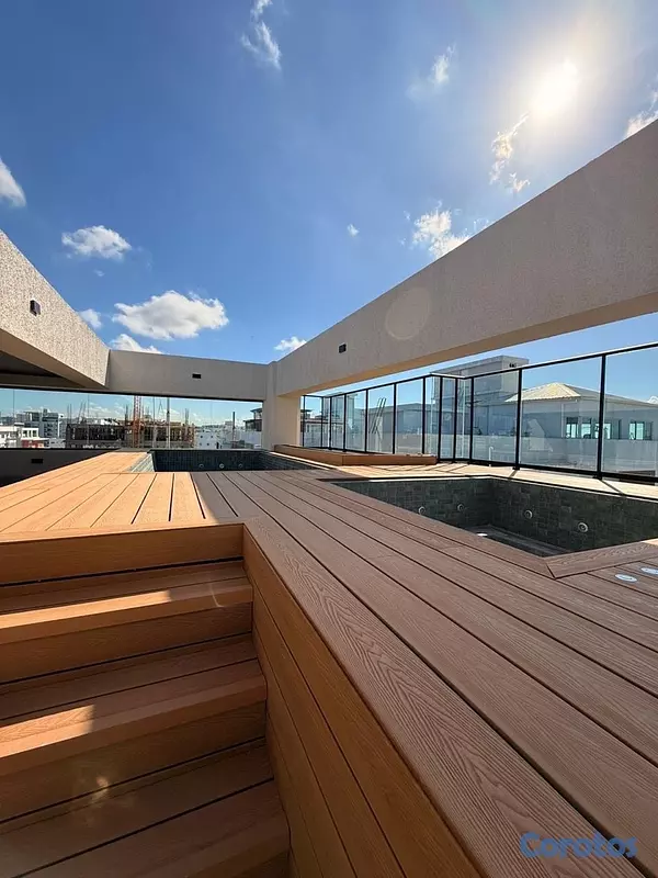 apartamentos - alquiló Evaristo Morales nuevo piso 6 dos habitaciones dos parqueos 2.5 baños  13
