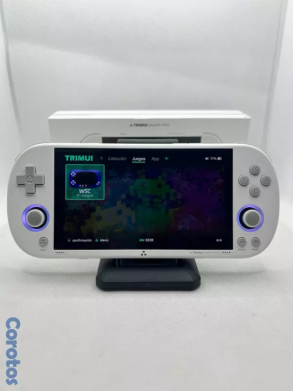 consolas y videojuegos - Portatil trimui smart pro con más de 12 mil juegos integrados 2