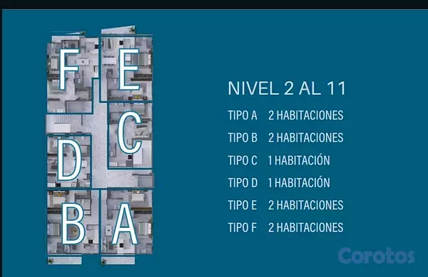 apartamentos - Apartamento en Venta de 1 Habitación en Bella Vista 
CÓDIGO: PD655 13