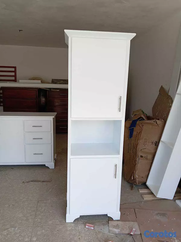 cocina - Organizador de cocina con hueco para microonda  3