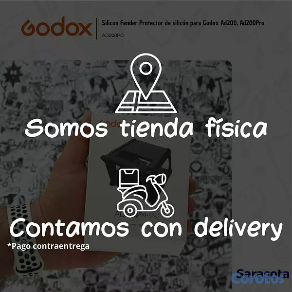accesorios para electronica - Godox Protector AD200Pro PC Silicon Fender 3