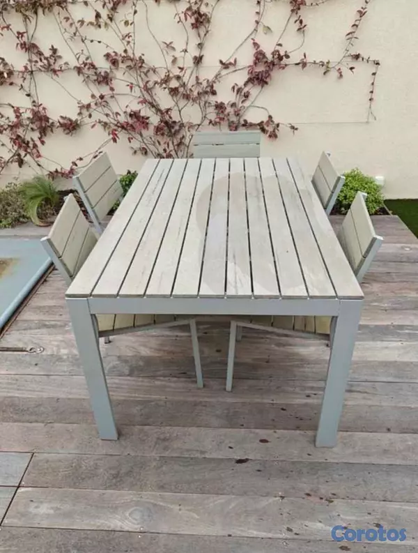 herramientas, jardines y exterior - 2 juego de  comedor de  terraza  o patio  6 sillas 5