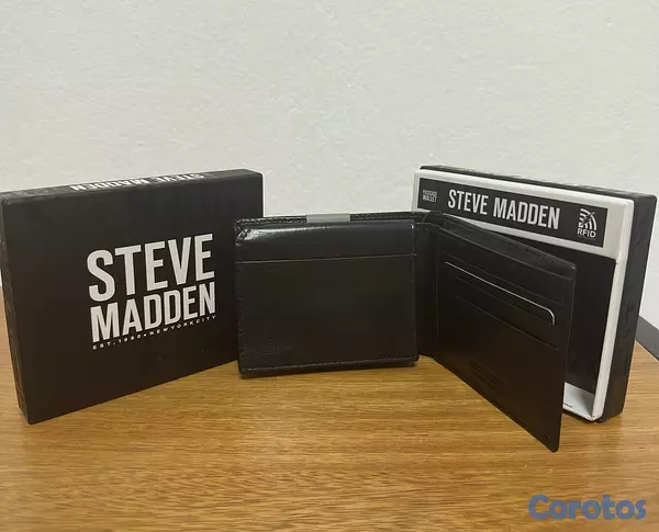 carteras y maletas - Billetera Steve Madden 100% Leather Nueva 5