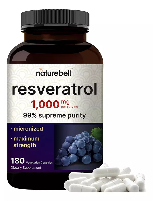 Salud y Equipamiento Médico - Suplemento De Resveratrol Naturebell 1000 Mg Por Porcion, 18 2