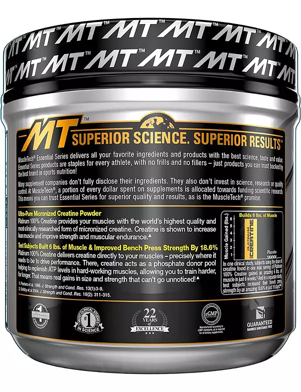 Salud y Equipamiento Médico - Creatine Muscletech 400 Grs 2