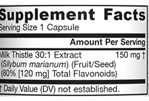 Salud y Equipamiento Médico - Cardo Mariano 100 Caps 150 Mg 2