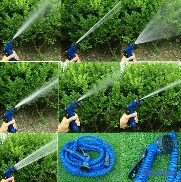 herramientas, jardines y exterior - Manguera expandible con pistola gratis - 50 pies. 3