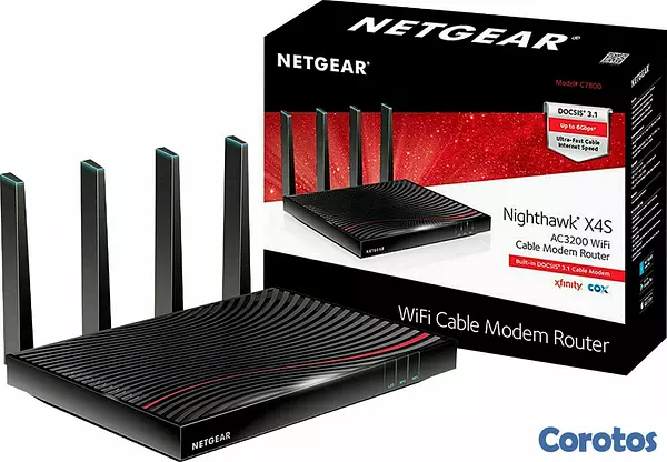 otros electronicos - NETGEAR Nighthawk X4S DOCSIS 3.1, enrutador módem  3