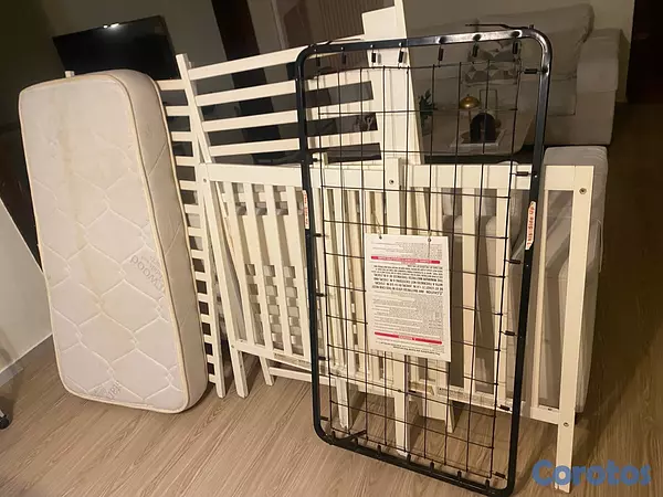 muebles - Vendo Cuna , incluye colchón. 2