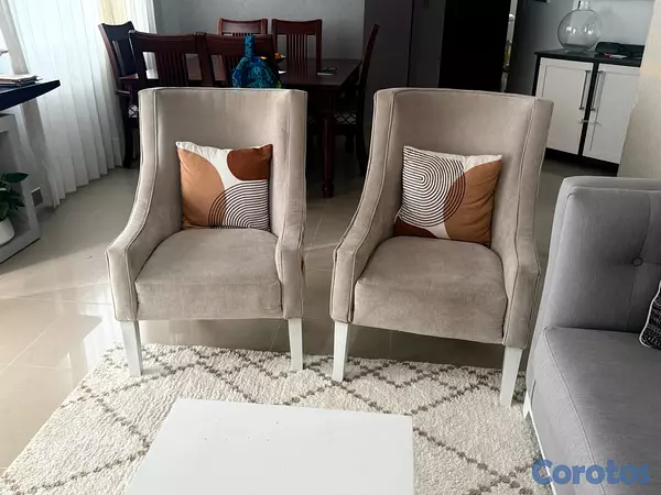 muebles y colchones - Sofá y 2 butacas sala  3
