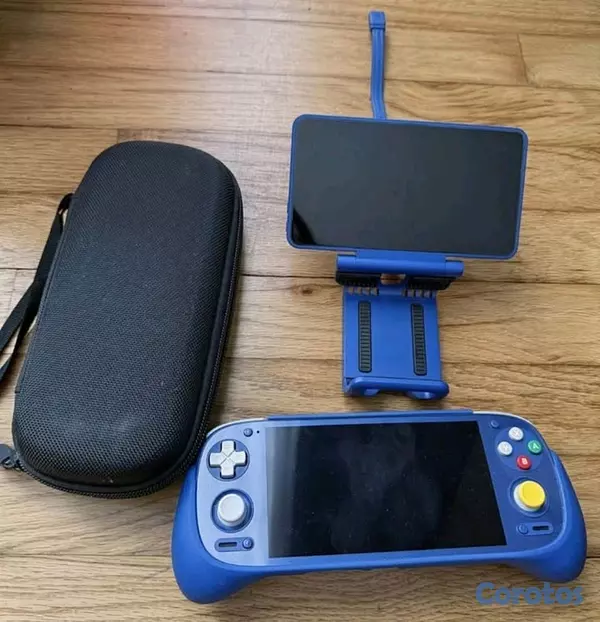 consolas y videojuegos - Retroid pocket 5 con dual screen bulto y agarre 2