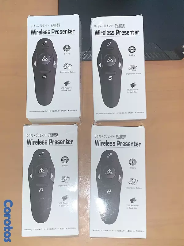 accesorios para electronica - Presentación Clicker inalámbrico Nuevo sellado en su caja 4