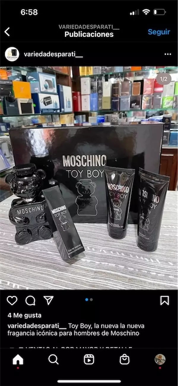 salud y belleza - Set perfume Moschino Toy Original. AL POR MAYOR Y DETALLE 2