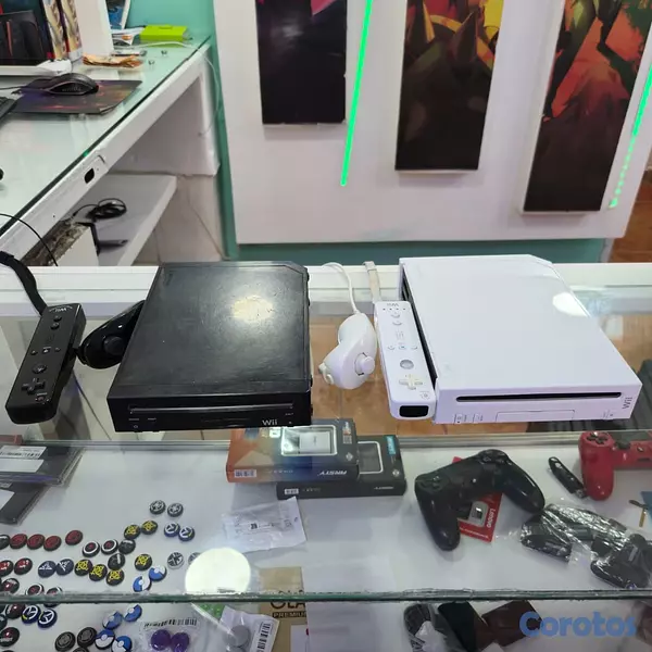 consolas y videojuegos - Nintendo wii + 64gb con juegos  2