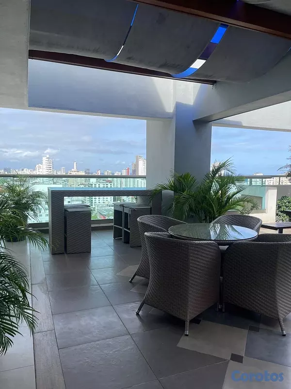 apartamentos - alquilonlos cacicazgo piso 8 torre de lujo una habitación 1.5 baños parqueo área 17
