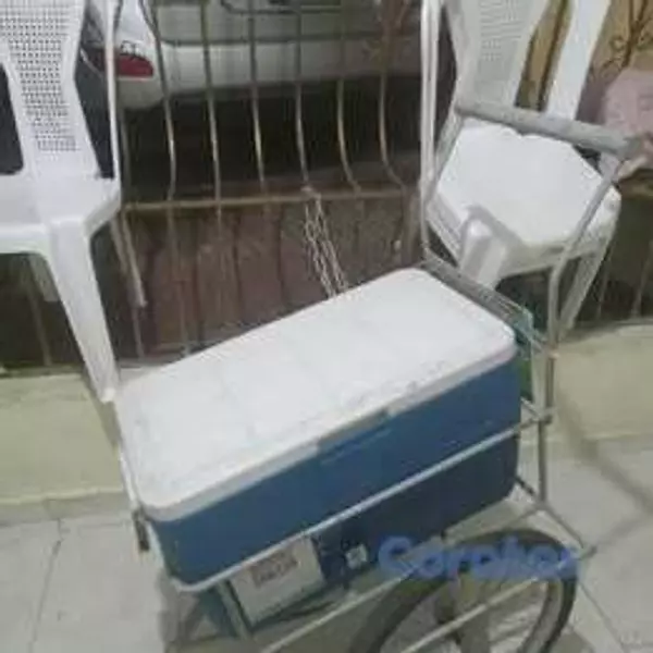 equipos profesionales - 🚲🧊 Carrito con hielera para ventas 6