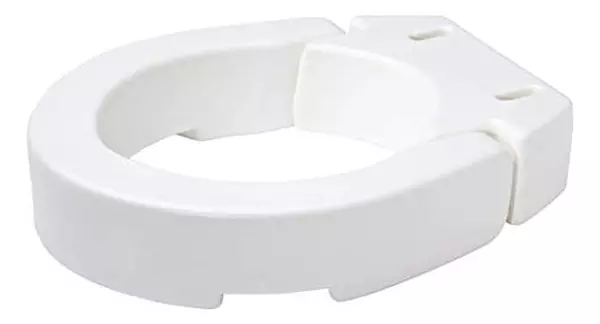Salud y Equipamiento Médico - Elevador De Asiento De Inodoro Con Bisagras Redondas Carex, 2
